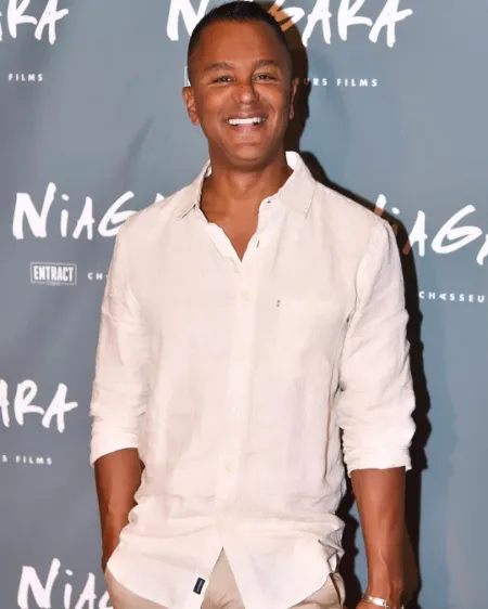 yanic truesdale during the premiere of niagara