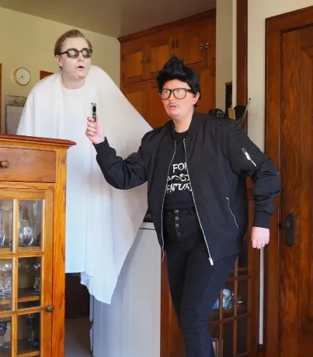 zak bagans with impressive halloween custome of 2022