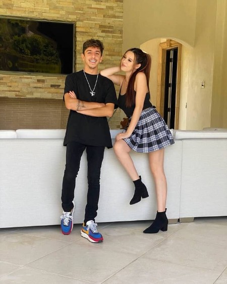 FaZe Rug with his ex-girlfriend