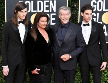 Keely with her husband and children