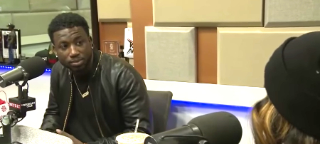 Angela Yee and Gucci Mane