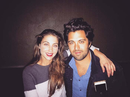 Mary Padian with her boyfriend