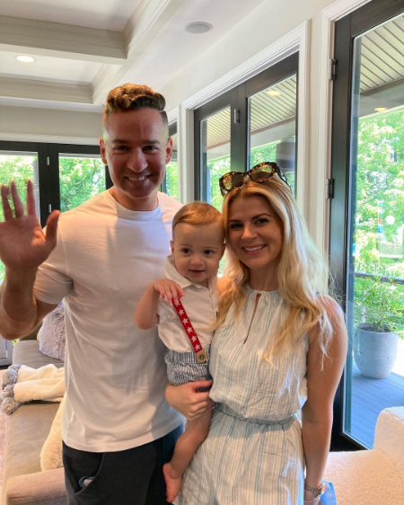 Mike Sorrentino wife and a child