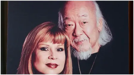pat morita with wife evelyn guerrero