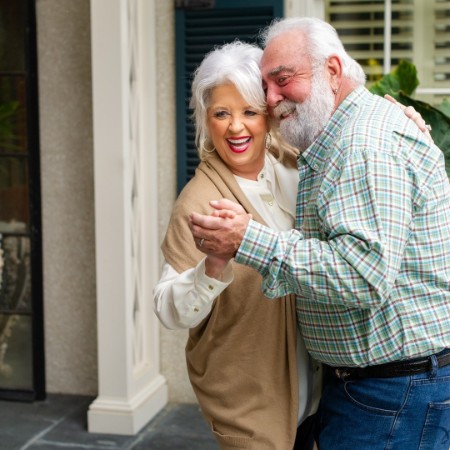 Paul Deen with his husband