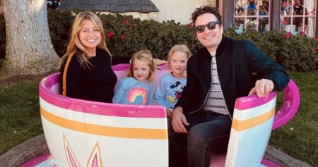 Nancy with his husabnd and kid