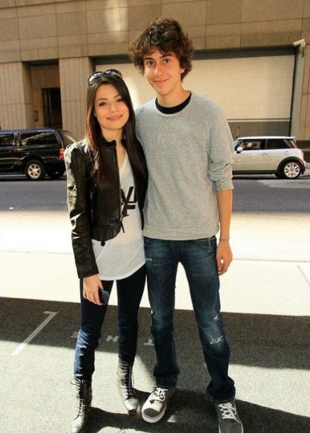 Miranda Cosgrove with her ex-boyfriend Nat Wolff