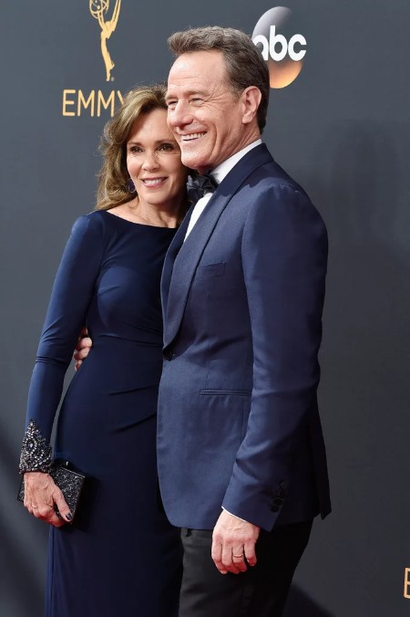 Robin Dearden with her husband Bryan Cranston