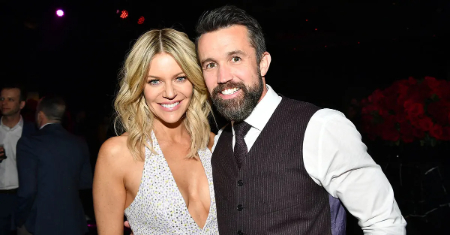 rob mcelhenney wife