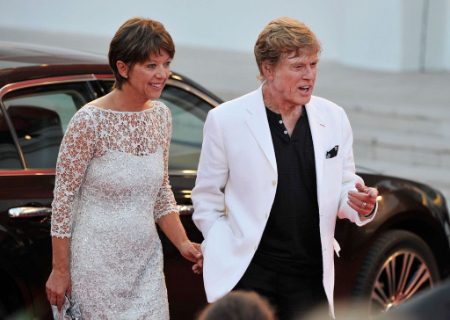robert redford wife