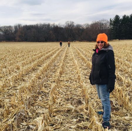 aimee laberge at a wheat field