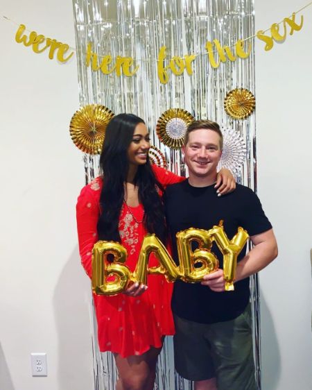 alexa de leon with her husband tyler reddick annoucing about them having a child