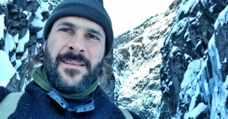 hazen lauden during his fighting ultimate survival wwII shoot in Norway