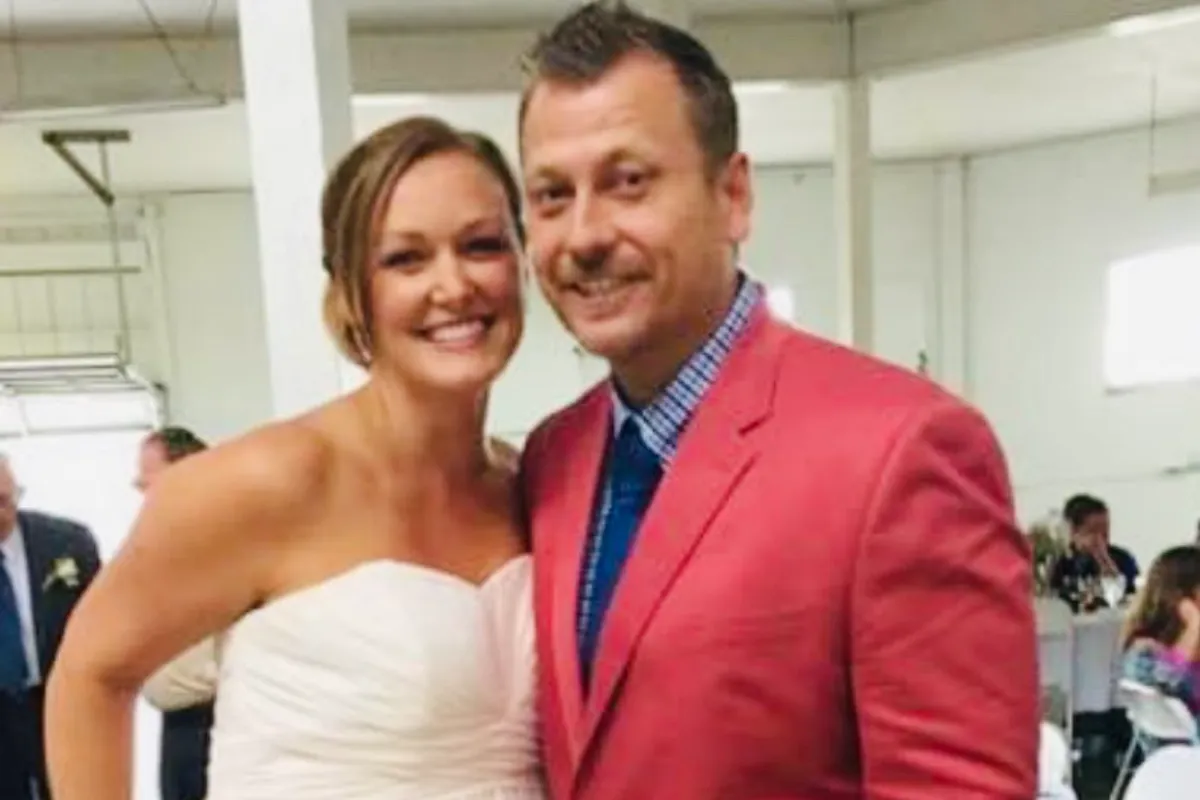 jimmy failla wife jenny failla during wedding day