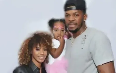 joe johnson with his ex wife and daughter justice