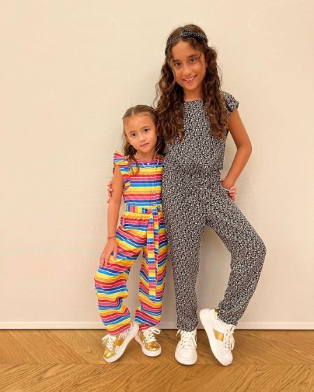 the couple jorgelina and angel two children pia di maria and mia di maria