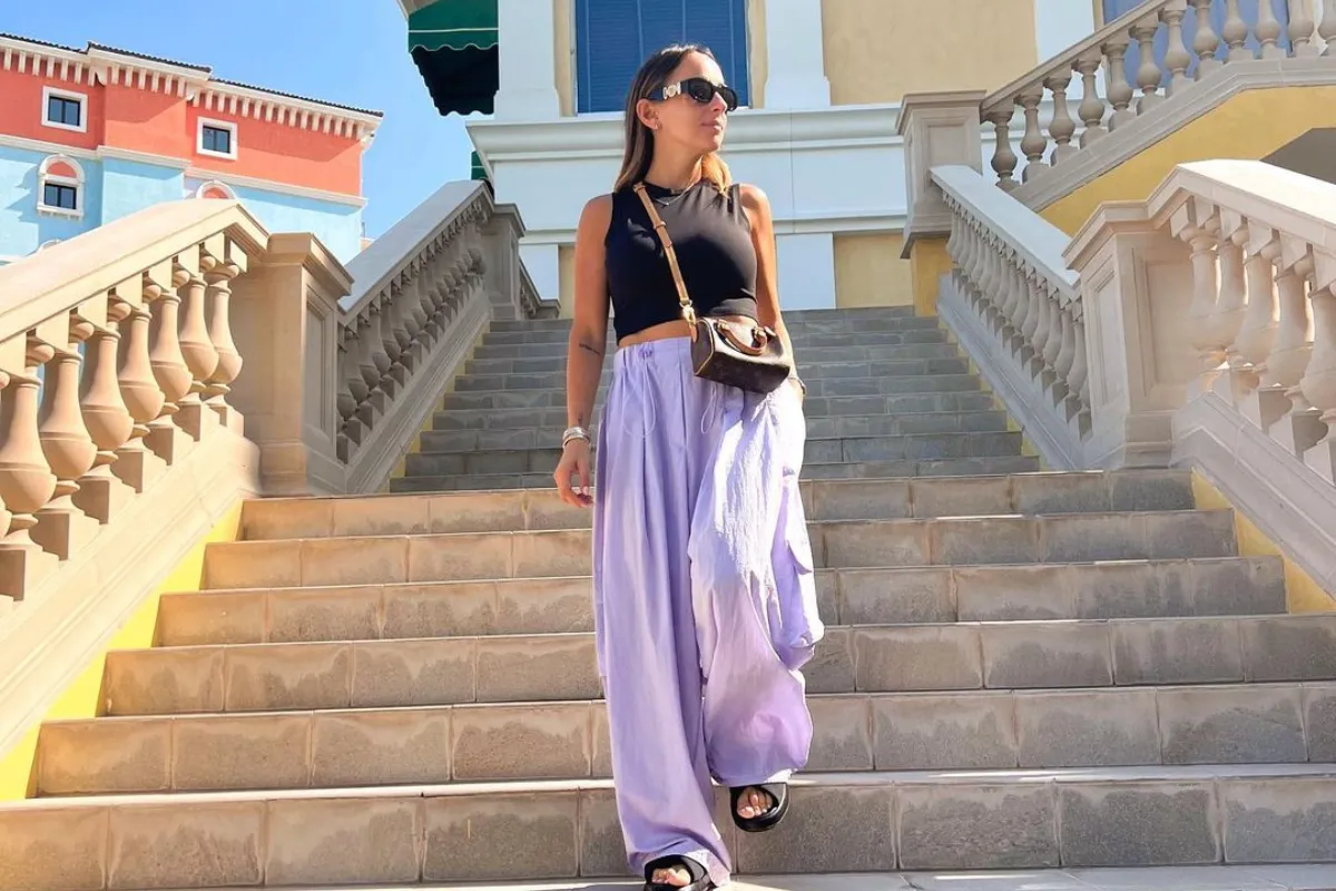 papu gomez wife during her holiday in qatar