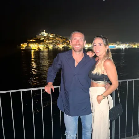 papu gomez and linda raff enjoying their holiday in ibiza in 2022
