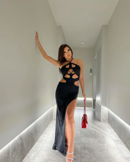 adrianna linna with brand endrosement of cbfashion loft