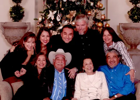 nick chavez with his family members