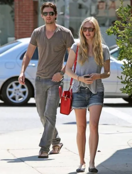 ben barnes and tamsin egerton enjoying a walk