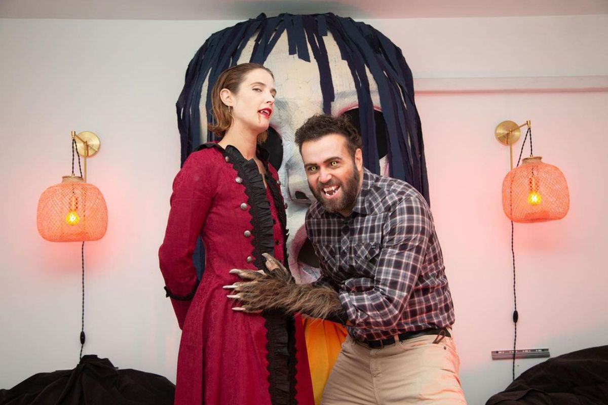 cobie smulders husband taran during the halloween 2022