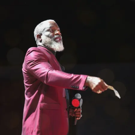 myron golden during his motivational speaking class