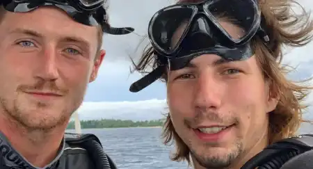 olwen kelly with gold rush actor parker schnabel