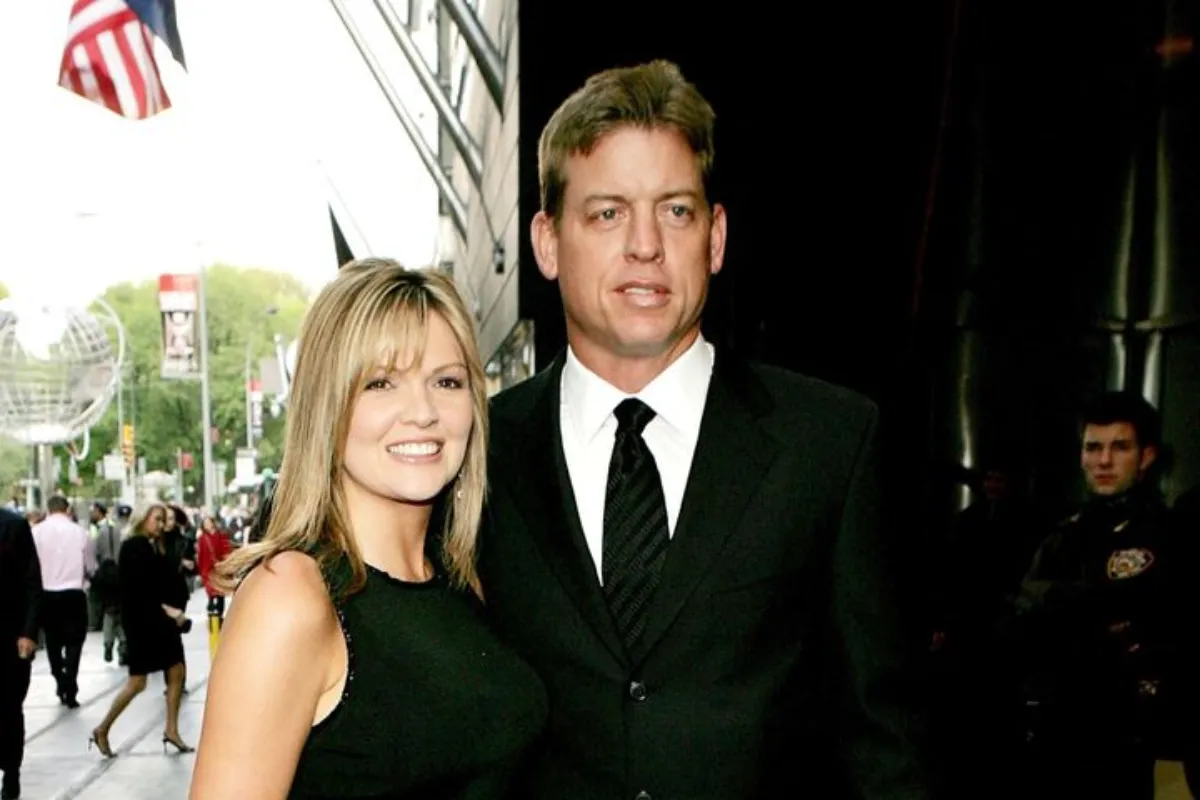 rhonda worthey with ex husband troy aikman