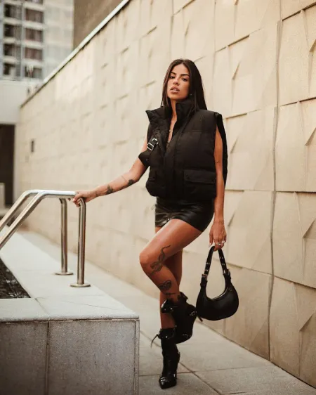 maria julia mazilla during the photoshoot for nova