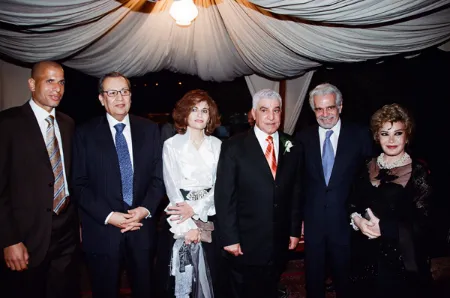 zahi hawass attending his son wedding