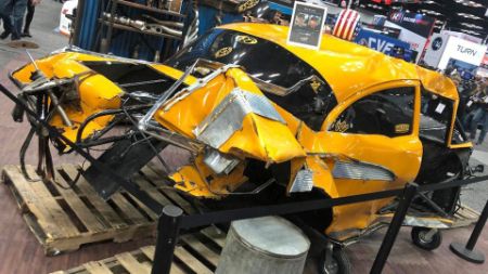 jeff lutz 1957 chevy got into an accident on21st may 2021