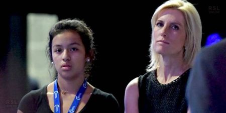 laura ingraham with her oldest child marie caroline at an event